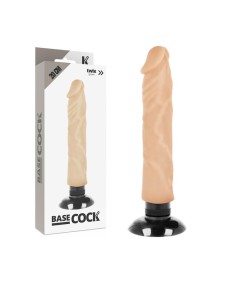 BASECOCK REALISTIC VIBRADOR 2-1 NATURAL 20CM