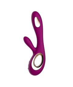 LELO SORAYA WAVE VIBRADOR RABBIT DEEP ROSE