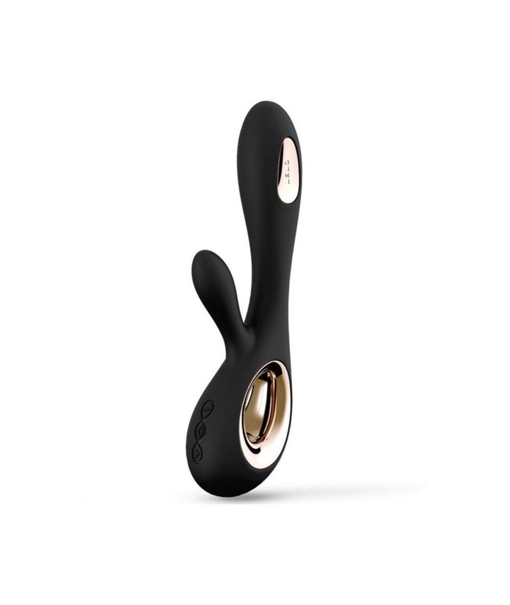 LELO SORAYA WAVE VIBRADOR RABBIT NEGRO