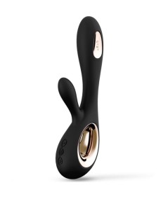 LELO SORAYA WAVE VIBRADOR RABBIT NEGRO