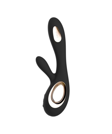 LELO SORAYA WAVE VIBRADOR RABBIT NEGRO