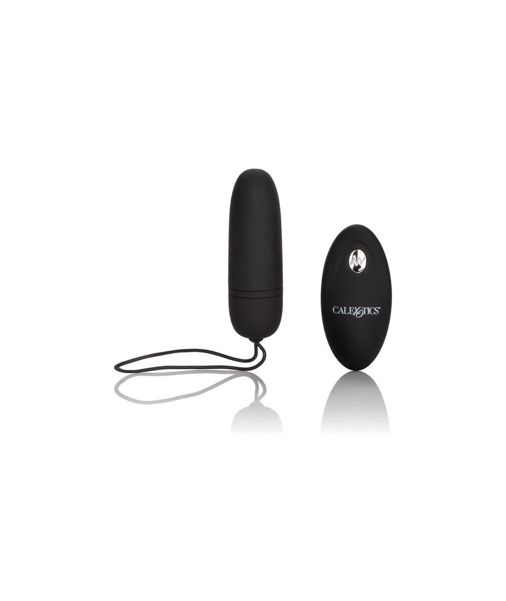 CALEX HUEVO VIBRADOR DE SILICONA CON MANDO NEGRO