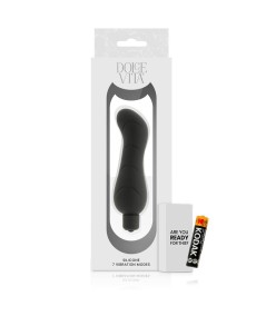 DOLCE VITA  G-SPOT VIBRADOR SILICONA NEGRO