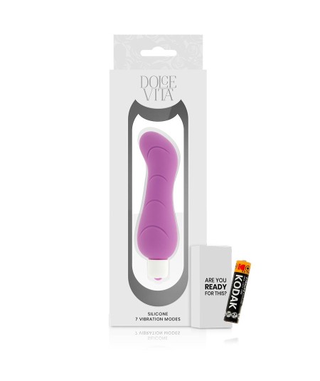 DOLCE VITA  G-SPOT VIBRADOR SILICONA LILA