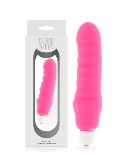 DOLCE VITA  GENIUS VIBRADOR SILICONA ROSA