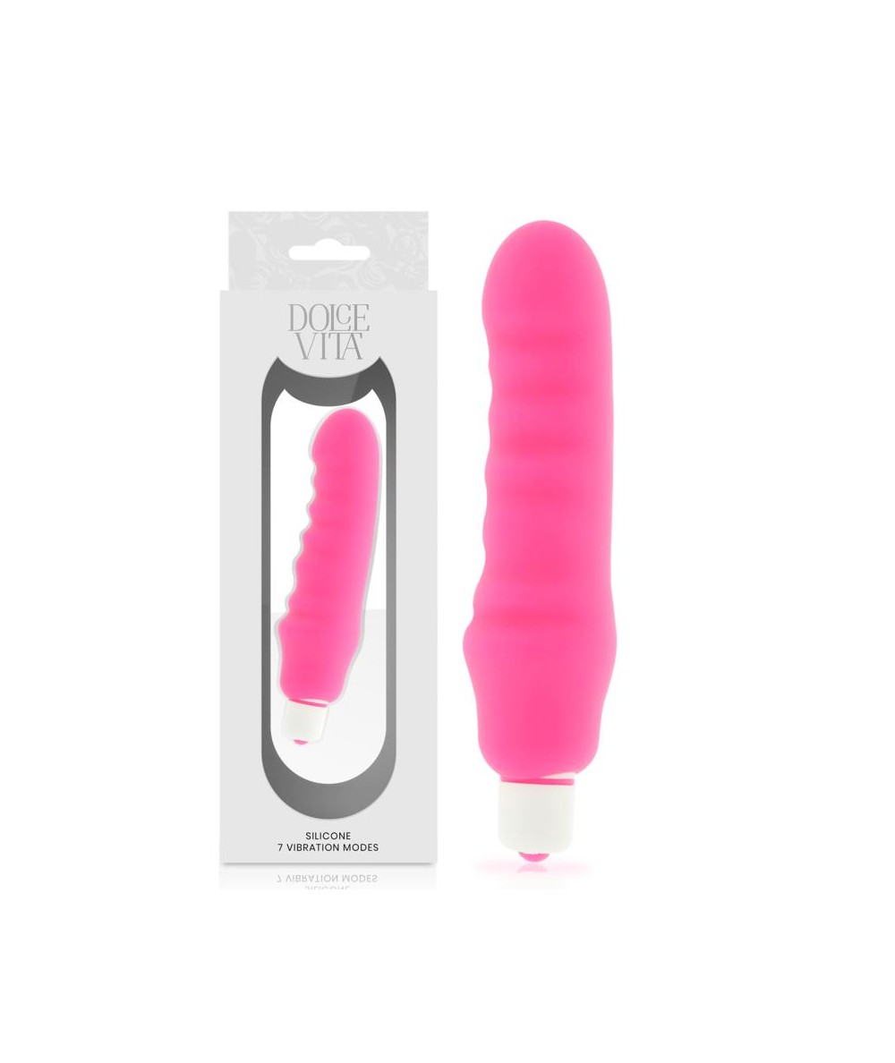 DOLCE VITA  GENIUS VIBRADOR SILICONA ROSA