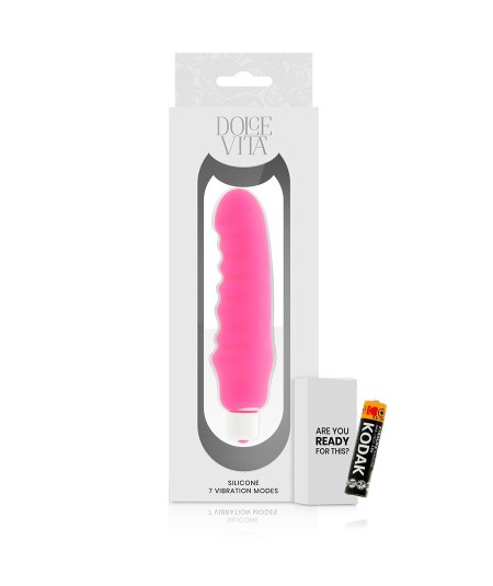 DOLCE VITA  GENIUS VIBRADOR SILICONA ROSA