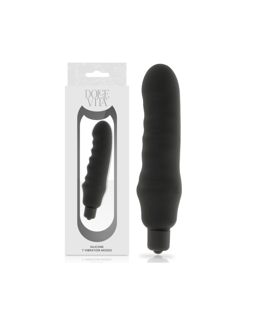 DOLCE VITA - GENIUS VIBRADOR SILICONA NEGRO