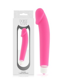 DOLCE VITA - REALISTIC VIBRADOR SILICONA ROSA