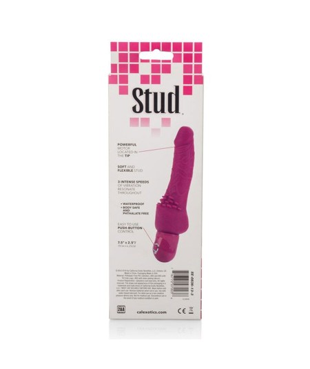 CALEX POWER STUD CLITERRIFIC VIBRADOR ROSA