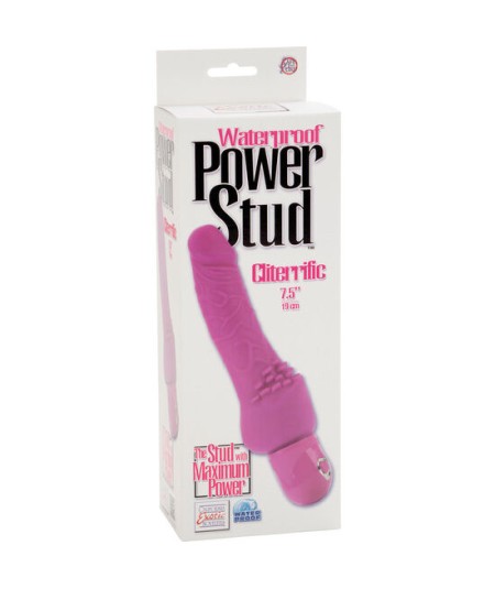 CALEX POWER STUD CLITERRIFIC VIBRADOR ROSA