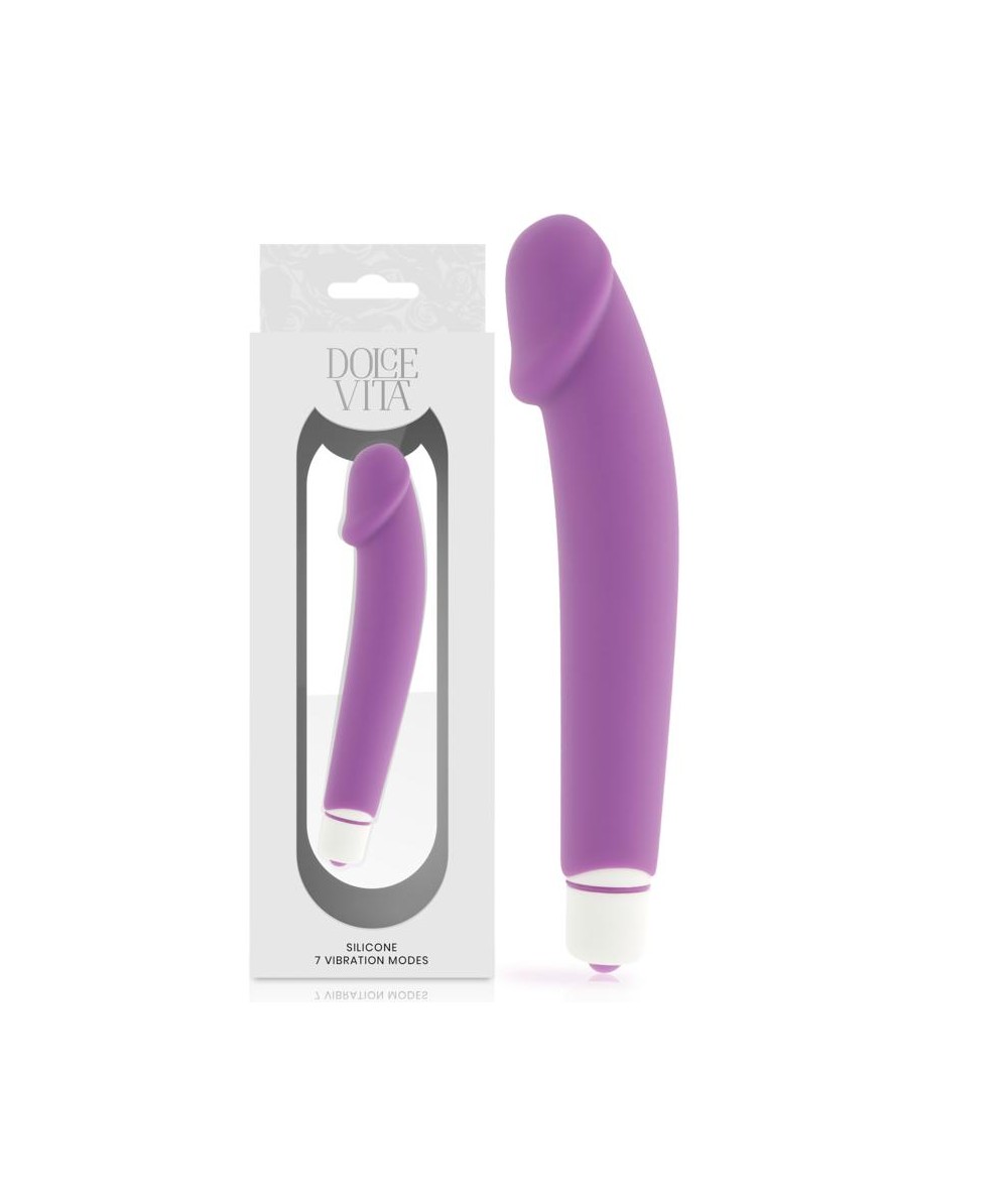 DOLCE VITA - REALISTIC VIBRADOR SILICONA LILA