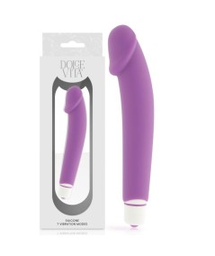 DOLCE VITA - REALISTIC VIBRADOR SILICONA LILA