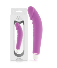 DOLCE VITA - REALISTIC  PLEASURE VIBRADOR SILICONA LILA