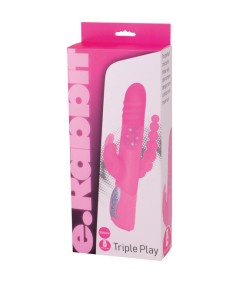 SEVENCREATIONS E RABBIT TRIPLE PLAY- VIBRADOR TRIPLE ESTIMULACIÓN ROSA