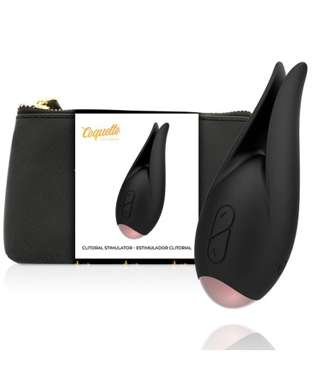 COQUETTE CHIC DESIRE ESTIMULADOR CLÍTORIS NEGRO / GOLD FLOR