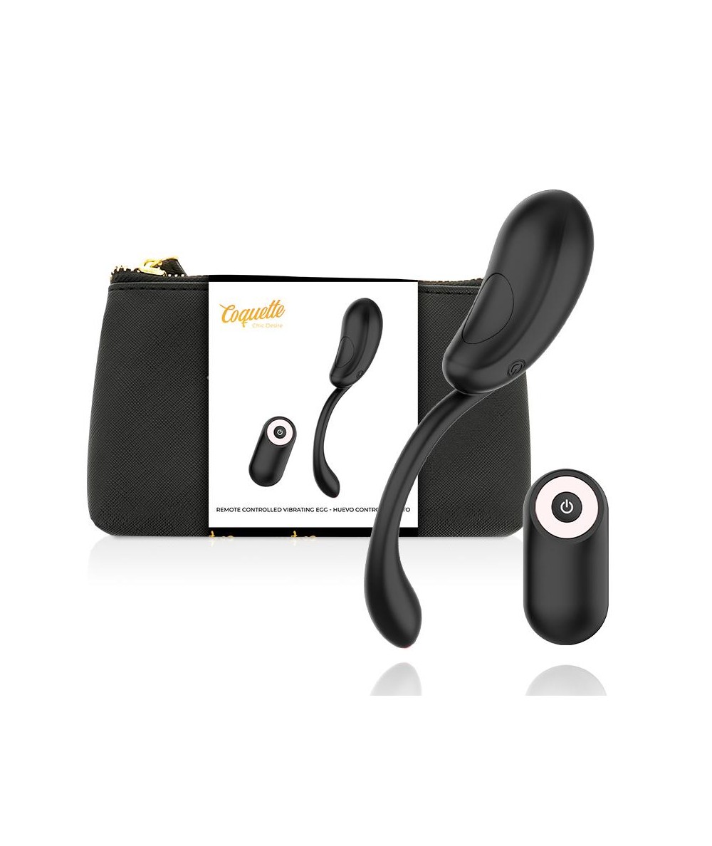 COQUETTE CHIC DESIRE HUEVO CONTROL REMOTO RECARGABLE NEGRO / GOLD