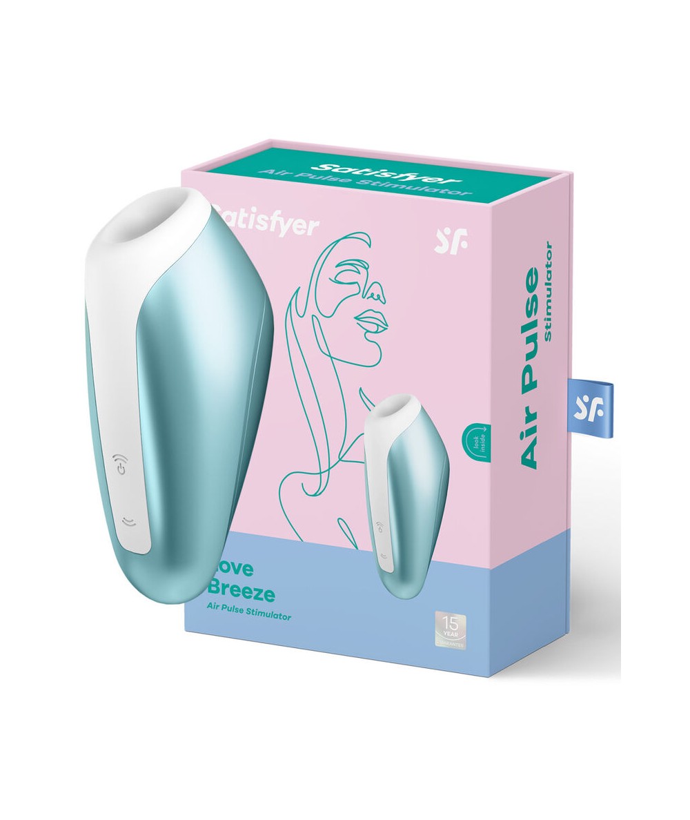 SATISFYER LOVE BREEZE SUCCIONADOR ICE BLUE