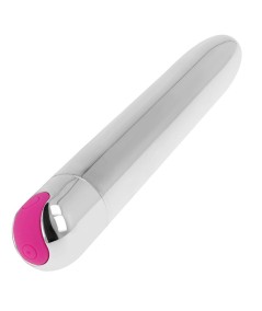 OHMAMA VIBRADOR SILVER RECARGABLE 10 MODOS 18.5 CM