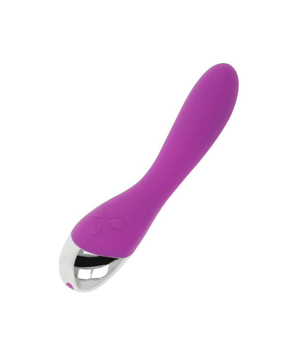 OHMAMA VIBRADOR 6 MODOS Y 6 VELOCIDADES LILA 20.5 CM