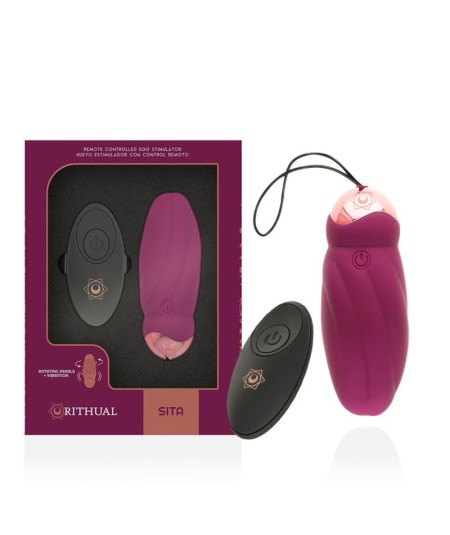 RITHUAL SITA HUEVO CONTROL REMOTO ROTACIÓN DE PERLAS + VIBRACIÓN