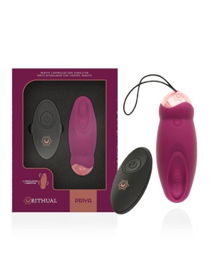 RITHUAL PRIYA HUEVO CONTROL REMOTO G-SPOT + VIBRACIÓN