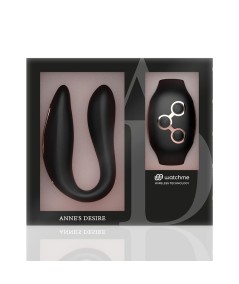 ANNE'S DESIRE - DUAL PLEASURE TECNOLOGÍA WATCHME NEGRO/GOLD