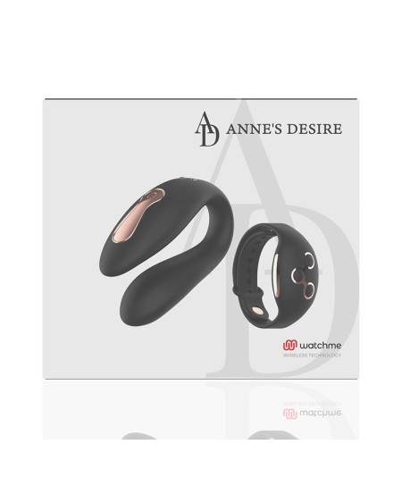 ANNE'S DESIRE - DUAL PLEASURE TECNOLOGÍA WATCHME NEGRO/GOLD