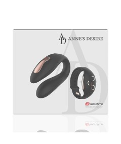 ANNE'S DESIRE - DUAL PLEASURE TECNOLOGÍA WATCHME NEGRO/GOLD