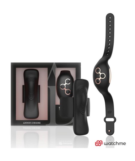 ANNE'S DESIRE - PANTY PLEASURE TECNOLOGÍA WATCHME NEGRO/GOLD