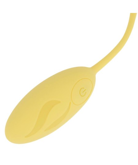 OH MAMA HUEVO VIBRADOR TEXTURADO 10 MODOS - AMARILLO