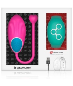 WEARWATCH HUEVO CONTROL REMOTO TECHNOLOGY WATCHME FUCSIA / AGUA MARINA