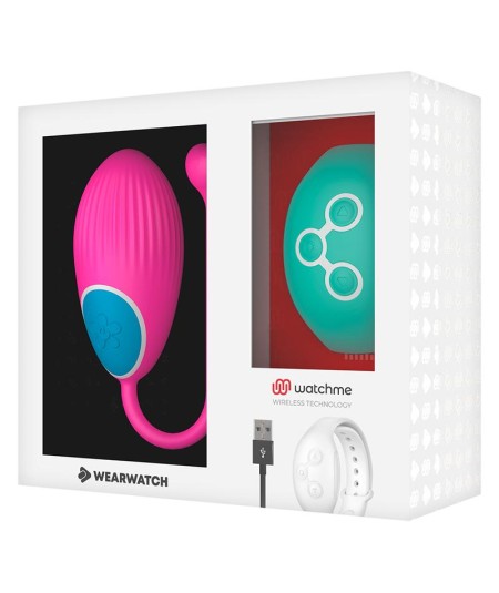 WEARWATCH HUEVO CONTROL REMOTO TECHNOLOGY WATCHME FUCSIA / AGUA MARINA