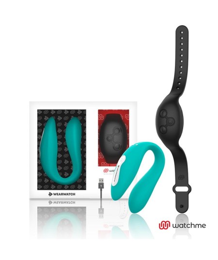 WEARWATCH VIBRADOR DUAL TECHNOLOGY WATCHME AGUAMARINA / AZABACHE