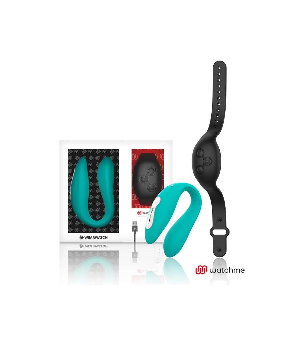 WEARWATCH VIBRADOR DUAL TECHNOLOGY WATCHME AGUAMARINA / AZABACHE