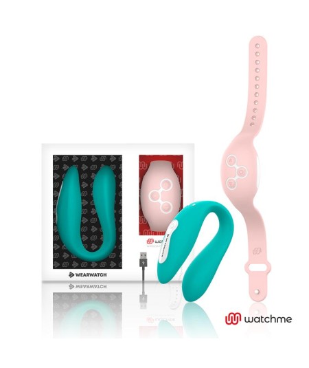 WEARWATCH VIBRADOR DUAL TECHNOLOGY WATCHME AGUA MARINA / ROSA