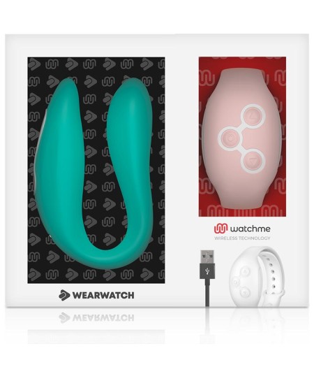 WEARWATCH VIBRADOR DUAL TECHNOLOGY WATCHME AGUA MARINA / ROSA