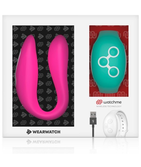 WEARWATCH VIBRADOR DUAL TECHNOLOGY WATCHME FUCSIA / AGUA MARINA