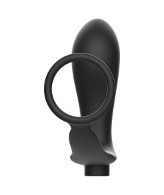 ADDICTED TOYS ANILLA PENE CON PLUG ANAL CONTROL REMOTO NEGRO RECARGABLE