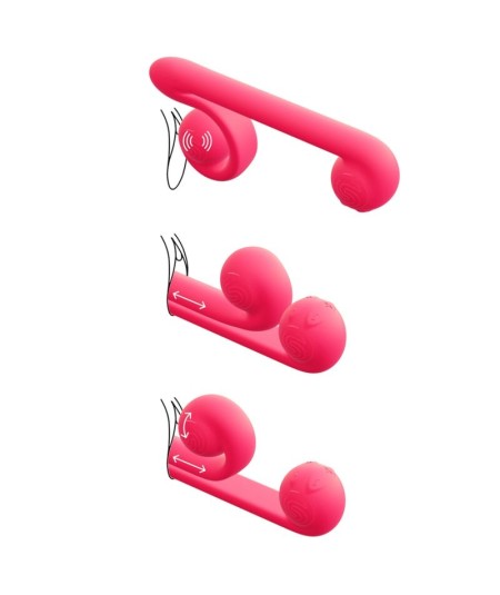 SNAIL VIBE VIBRADOR MULTIACCION ROSA