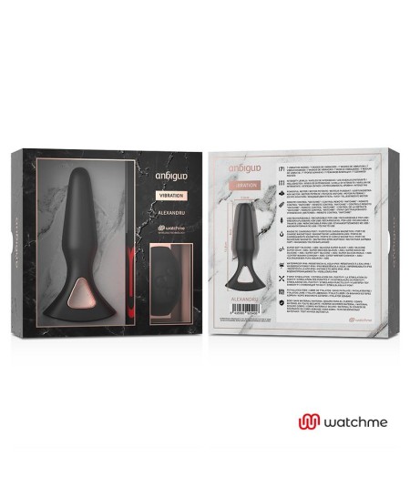 ANBIGUO - WATCHME CONTROL REMOTO VIBRADOR PLUG ANAL ALEXANDRU