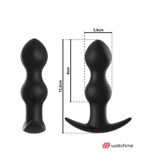 ANBIGUO - WATCHME CONTROL REMOTO PLUG VIBRADOR ANAL TIBERIO