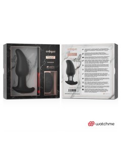 ANBIGUO - WATCHME CONTROL REMOTO PLUG ANAL VIBRADOR CON ROTACIÓN DE PERLAS AMADEUS