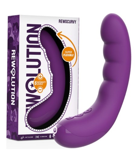 REWOLUTION REWOCURVY VIBRADOR FLEXIBLE RECARGABLE