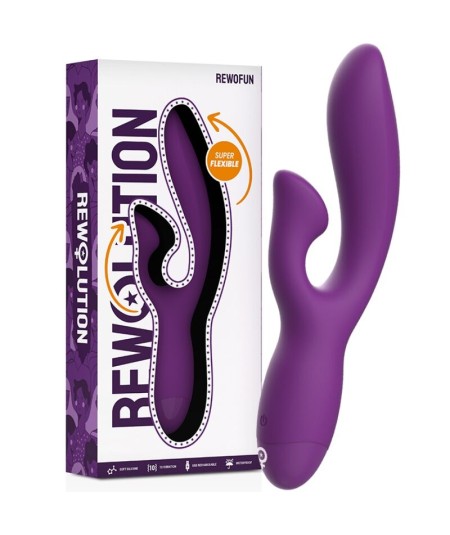 REWOLUTION REWOFUN VIBRADOR FLEXIBLE CON RABBIT