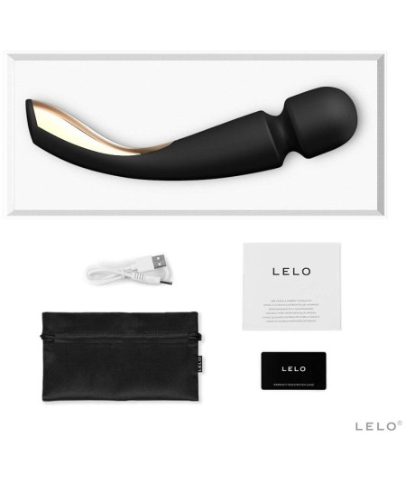 LELO MASAJEADOR SMART MEDIUM WAND 2 NEGRO