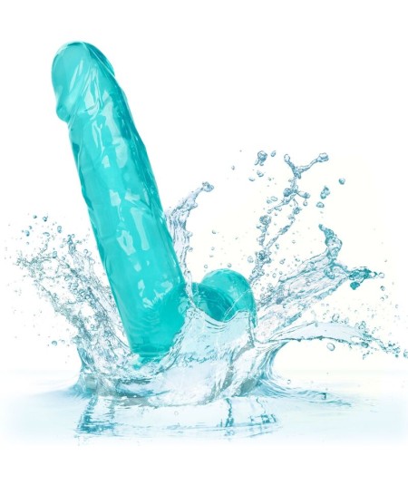 CALEX SIZE QUEEN DILDO - AZUL 15.3 CM