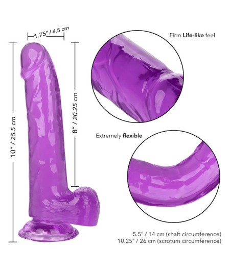 CALEX SIZE QUEEN DILDO - LILA 20.3 CM