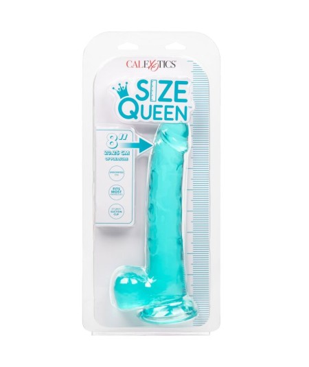 CALEX SIZE QUEEN DILDO - AZUL 20.3 CM