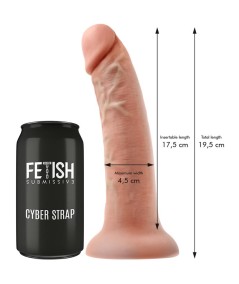 CYBER STRAP ARNES CON DILDO CONTROL REMOTO TECNOLOGIA WATCHME M